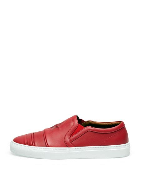 givenchy red star leather skate shoe|givenchy shoes for men.